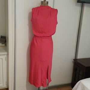 Fashon hot pink dress medium with tags